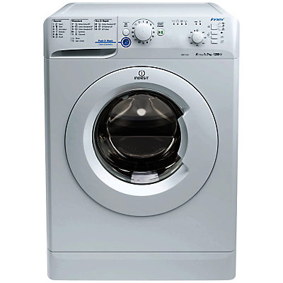 Indesit XWB71252 Freestanding Washing Machine, 7kg Load, A++ Energy Rating, 1200rpm Spin, White